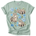 Floral Raccoon Tee