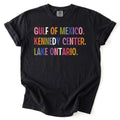 Gulf of Mexico, Kennedy Center, Lake Ontario FDT Tee