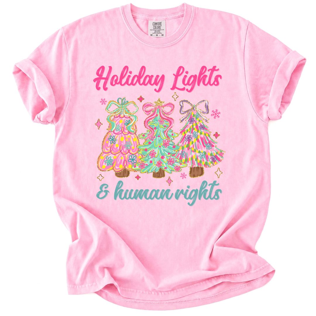 Holiday Lights & Human Rights Tee