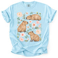Floral Capybara Tee