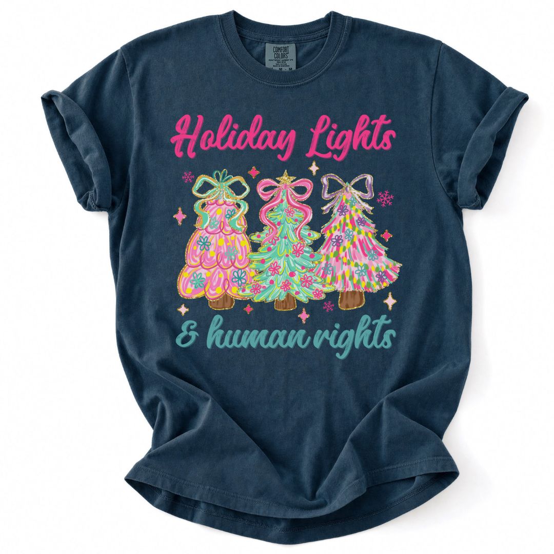 Holiday Lights & Human Rights Tee