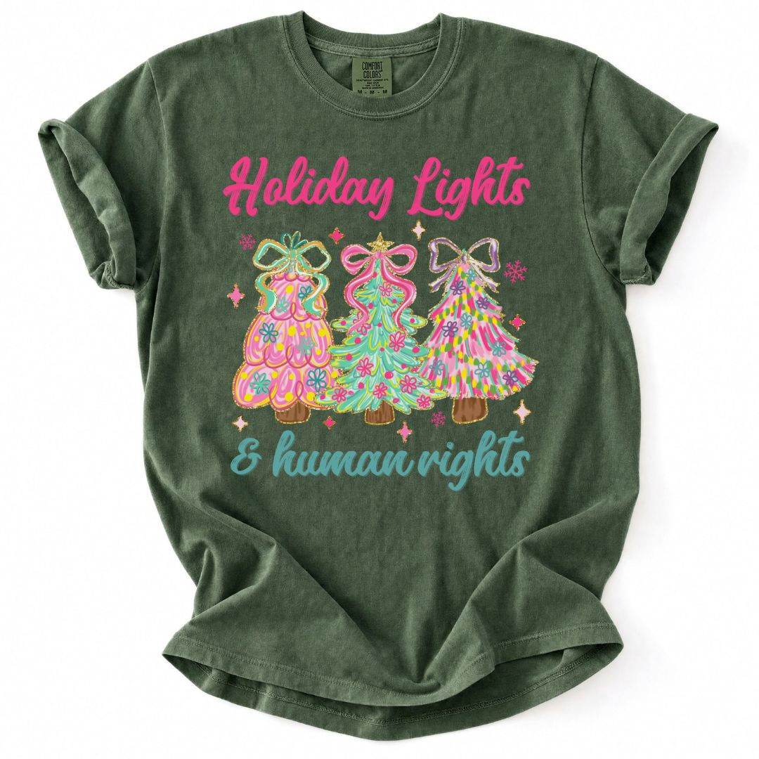Holiday Lights & Human Rights Tee