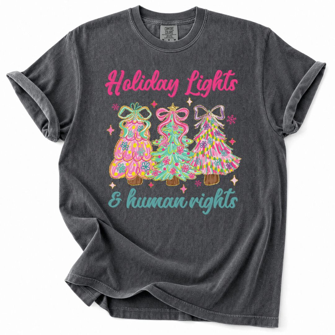 Holiday Lights & Human Rights Tee