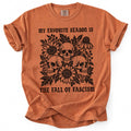 My Favorite Season Is The Fall Of Fascism Skull Tee
